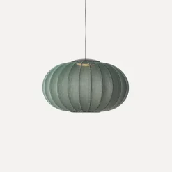 Made By Hand - Pendel - Knit-Wit 57 Oval Pendant LED - Tweed Green