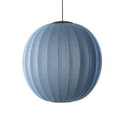 Made By Hand - Pendellampe - Knit-Wit 75 Round Pendant LED - Blue Stone