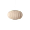 Made By Hand - Pendellampe - Knit-Wit 57 Oval Pendant - Sand Stone