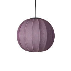 Made By Hand - Pendellampe - Knit-Wit 60 Round Pendant LED - Burgundy