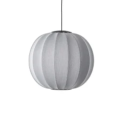 Made By Hand - Pendellampe - Knit-Wit 60 Round Pendant LED - Silver