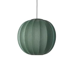 Made By Hand - Pendellampe - Knit-Wit 60 Round Pendant LED - Tweed Green
