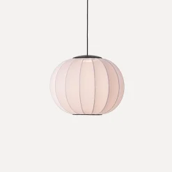 Made By Hand - Pendellampe - Knit-Wit 45 Round Pendant LED - Light Pink