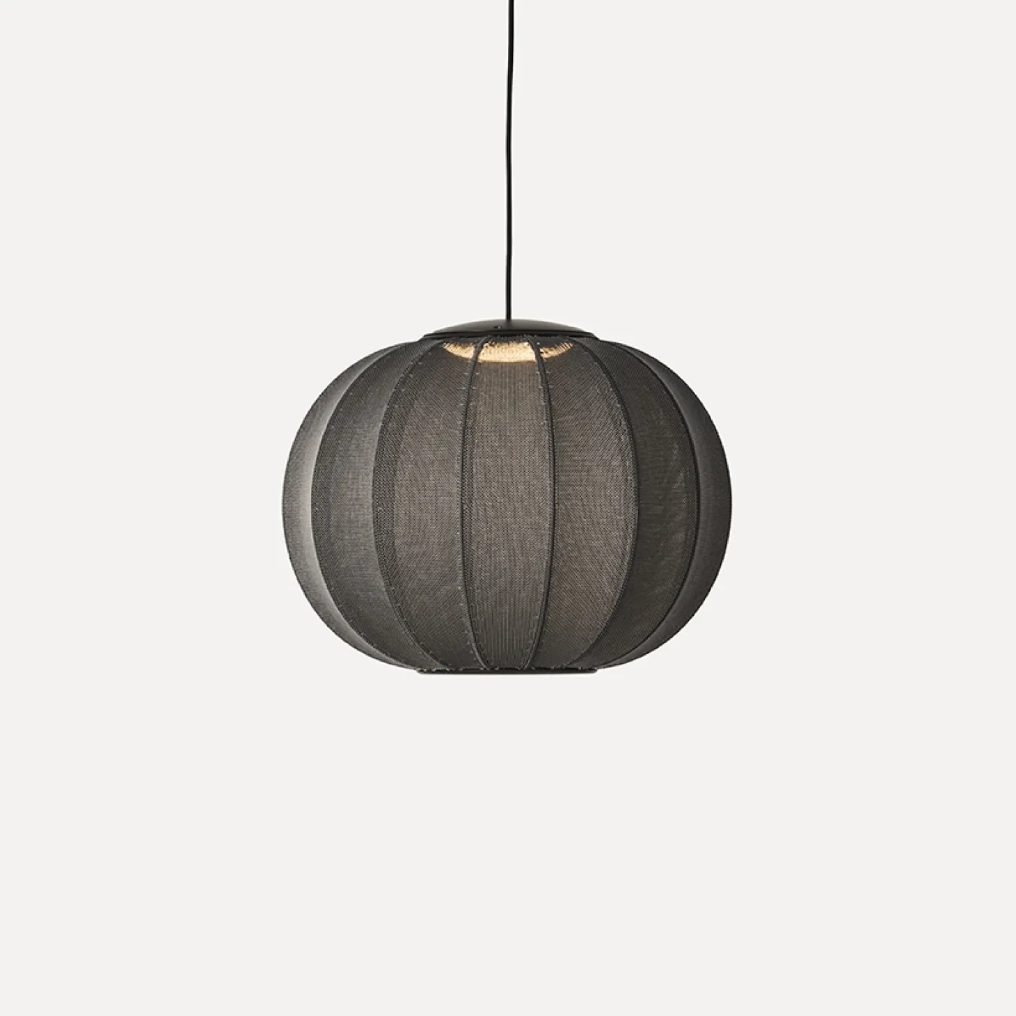 Made By Hand - Pendellampe - Knit-Wit 45 Round Pendant - Black
