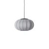 Made By Hand - Pendellampe - Knit-Wit 45 Oval Pendant LED - Silver