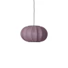 Made By Hand - Pendellampe - Knit-Wit 45 Oval Pendant - Burgundy