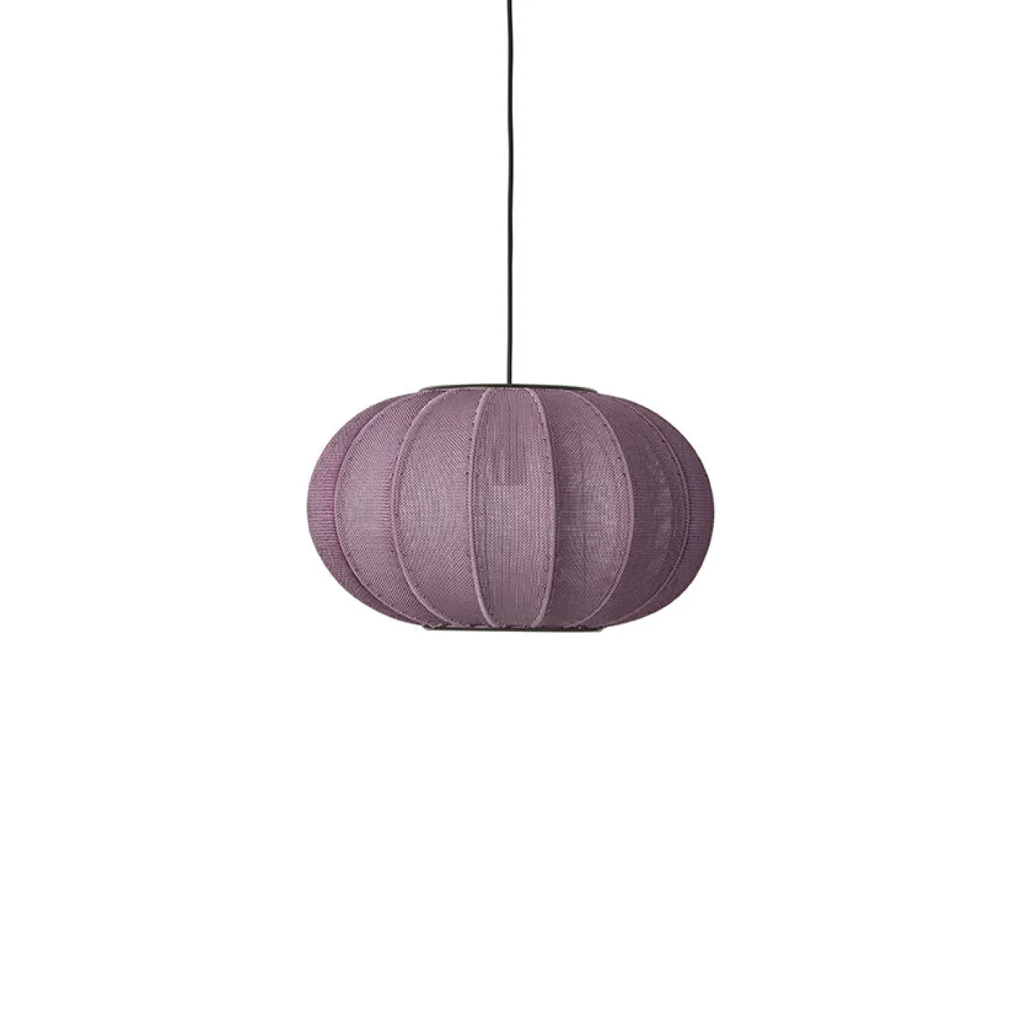 Made By Hand - Pendellampe - Knit-Wit 45 Oval Pendant - Burgundy