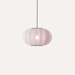 Made By Hand - Pendellampe - Knit-Wit 45 Oval Pendant - Light Pink