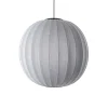Made By Hand - Pendellampe - Knit-Wit 75 Round Pendant LED - Silver
