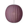 Made By Hand - Pendellampe - Knit-Wit 75 Round Pendant - Burgundy