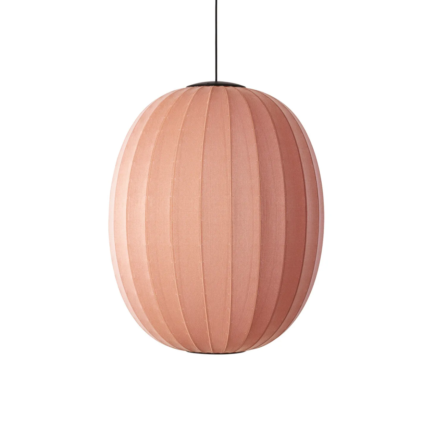 Made By Hand - Pendellampe - Knit-Wit 65 High Oval Pendant LED - Coral