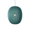 Made By Hand - Pendellampe - Knit-Wit 65 High Oval Pendant - Seagrass