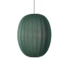 Made By Hand - Pendellampe - Knit-Wit 65 High Oval Pendant - Tweed Green
