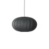 Made By Hand - Pendellampe - Knit-Wit 57 Oval Pendant - Black