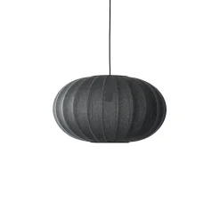 Made By Hand - Pendellampe - Knit-Wit 57 Oval Pendant - Black
