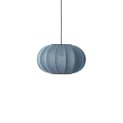 Made By Hand - Pendellampe - Knit-Wit 45 Oval Pendant - Blue Stone