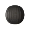 Made By Hand - Pendellamper - Knit-Wit 75 Round Pendant - Black