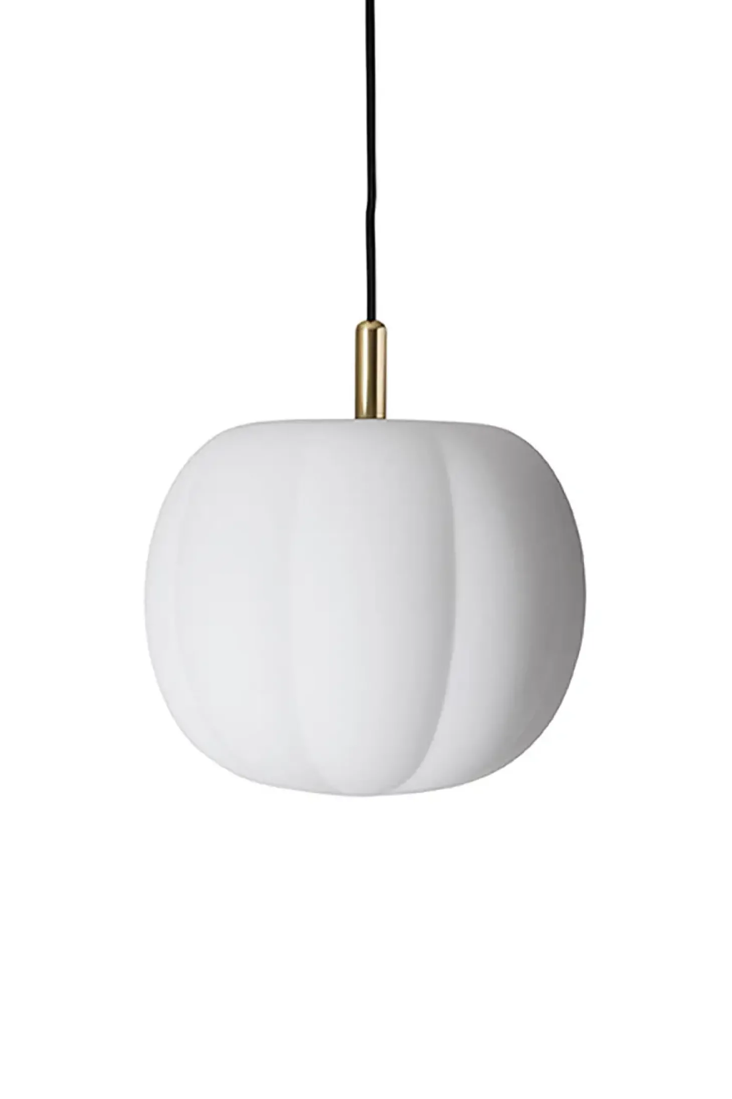 Made By Hand - Pepo Pendant Medium Ø30 Brass Top - Opal
