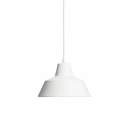 Made by Hand - Værkstedslampe i Ø 28 cm - Mat hvid