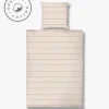 Mette Ditmer - ALIGN-sengesæt - Bright red/Sand - W140 x L220 cm
