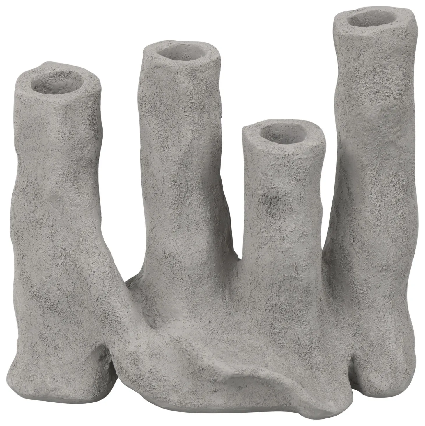 Mette Ditmer - ART PIECE four-lysestage - Light grey