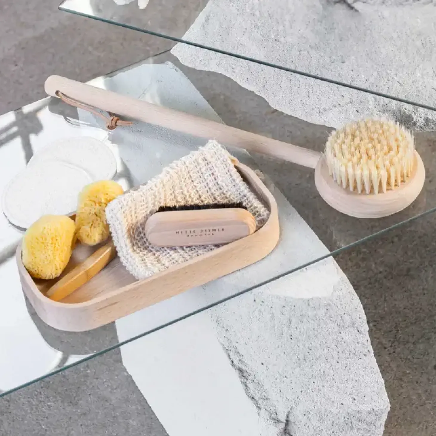 Mette Ditmer - CLEAN kropsbørste med håndtag, Natural