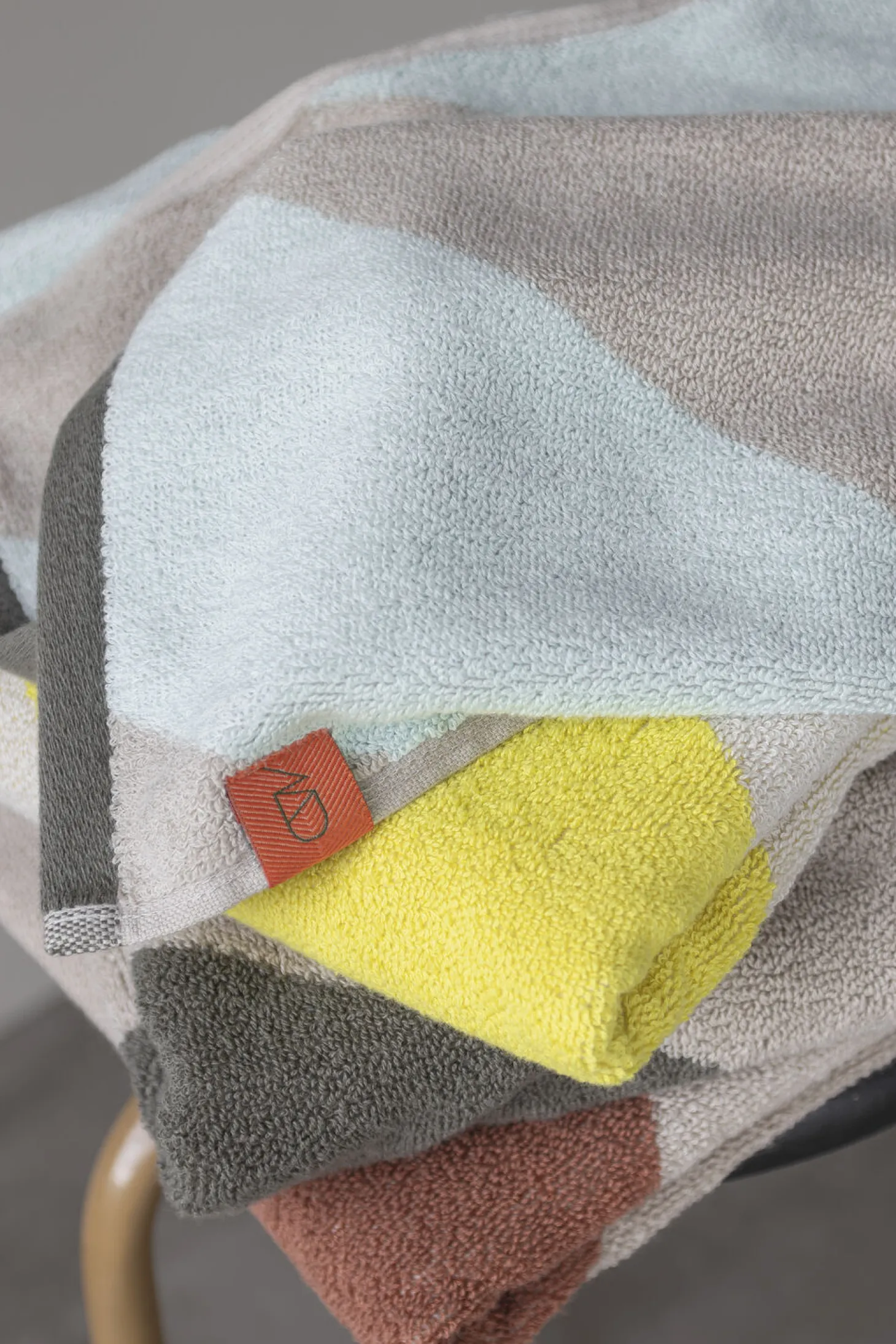 Mette Ditmer - DIAGONAL bath towel - Mint