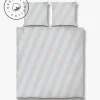 Mette Ditmer - DIAGONAL-sengesæt - Light grey/Sand - W200 x L220 cm