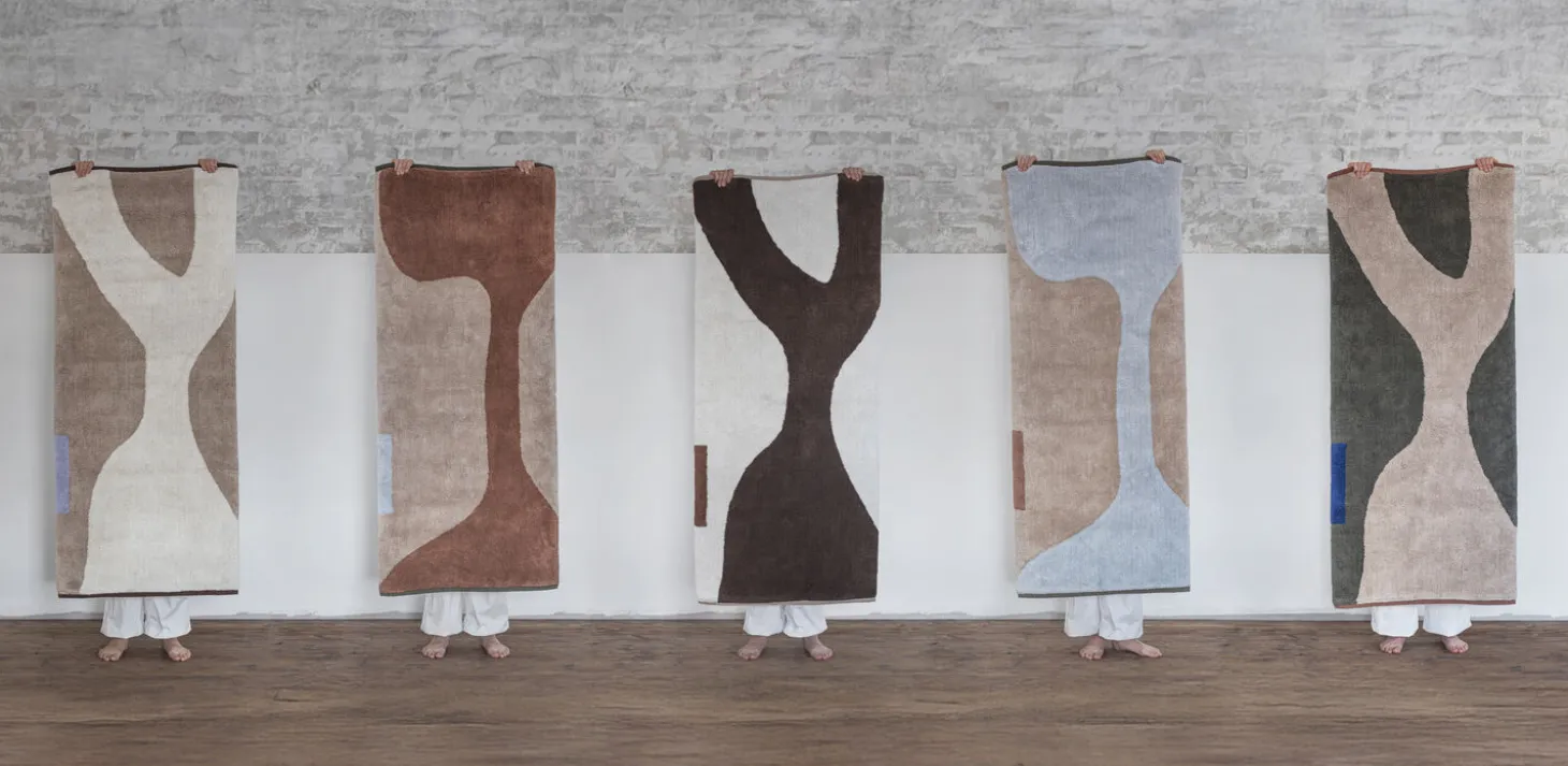 Mette Ditmer - FIGURA rug, medium - Dark olive