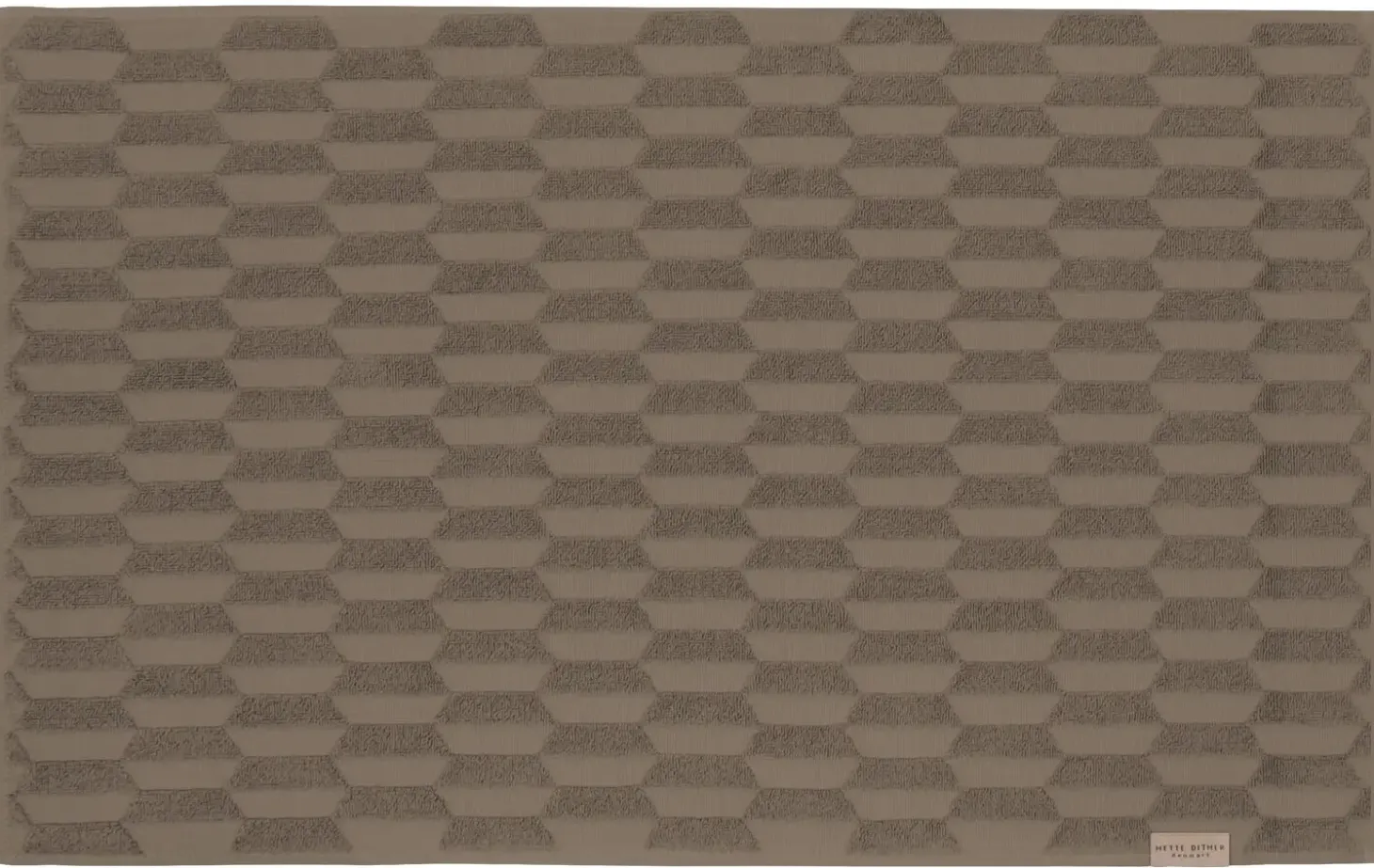 Mette Ditmer - GEO-bademåtte - Nougat - W50 x L80 cm