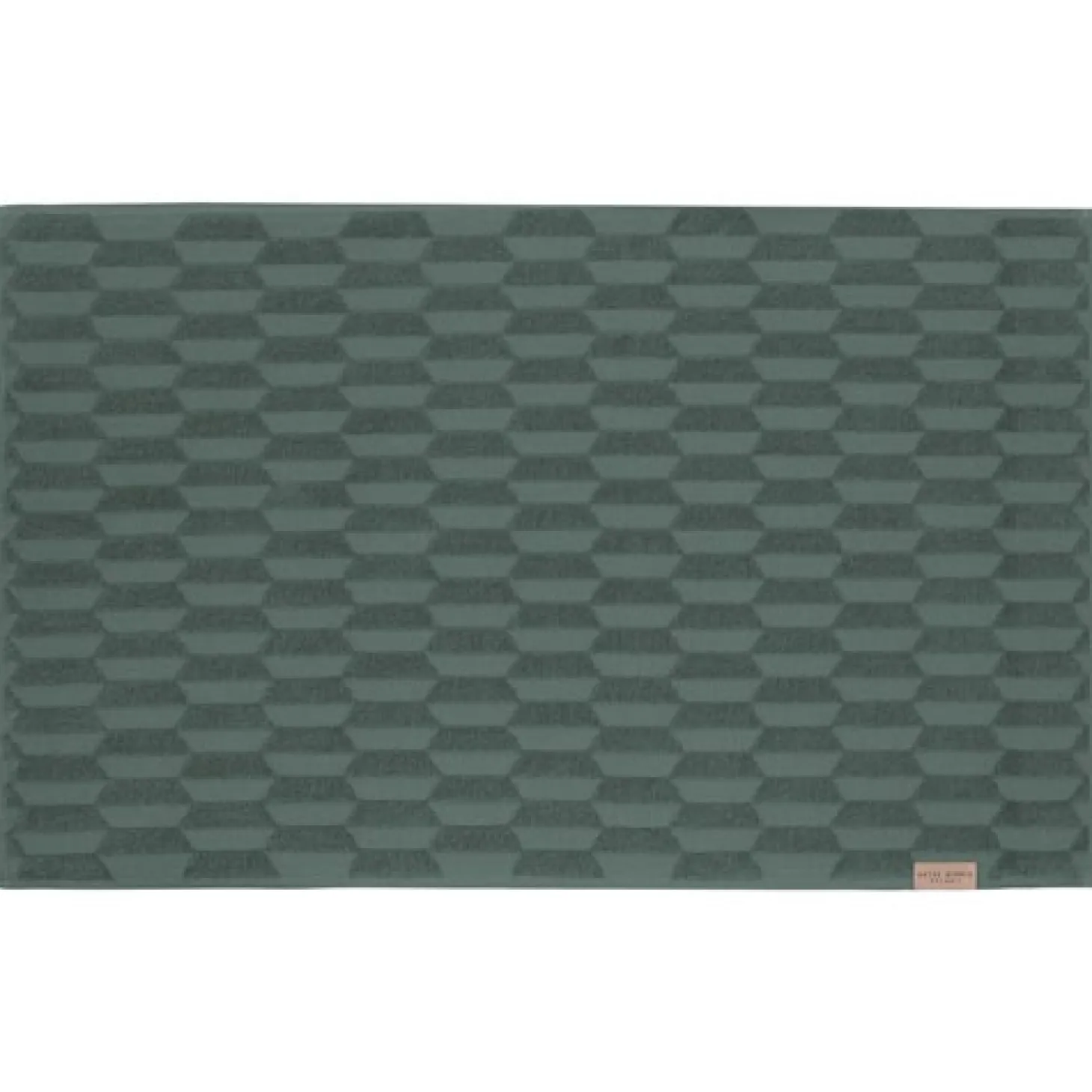Mette Ditmer - GEO bademåtte - Pine Green, B 50 x L 80 cm