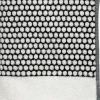 Mette Ditmer - GRID gæstehåndklæde, 2-pak, Sort / Off-white
