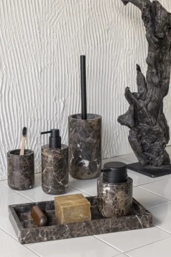 Mette Ditmer - MARMOR dispenser, høj, brun