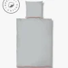 Mette Ditmer - MINI-sengesæt - Light blue/Tan - W140 x L220 cm