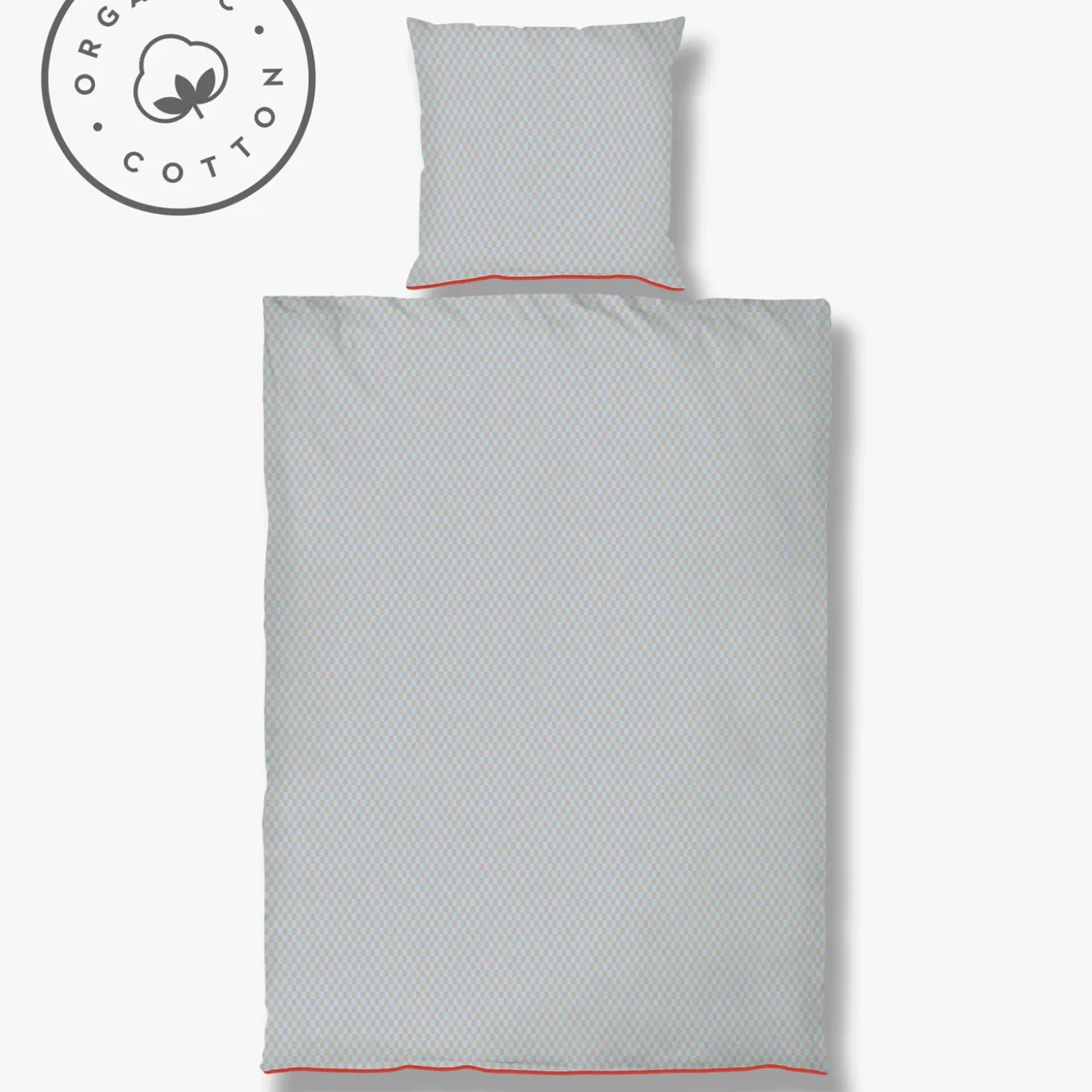 Mette Ditmer - MINI-sengesæt - Light blue/Tan - W140 x L220 cm