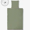 Mette Ditmer - MINI-sengesæt - Pine green/Tan - W140 x L200 cm
