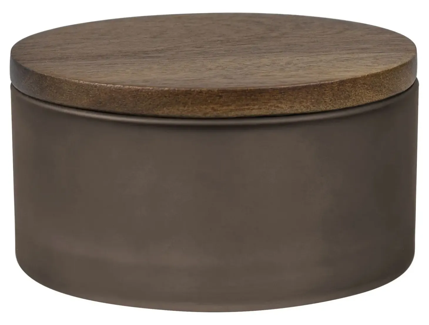 Mette Ditmer - MODEST-lågkrukke - Walnut