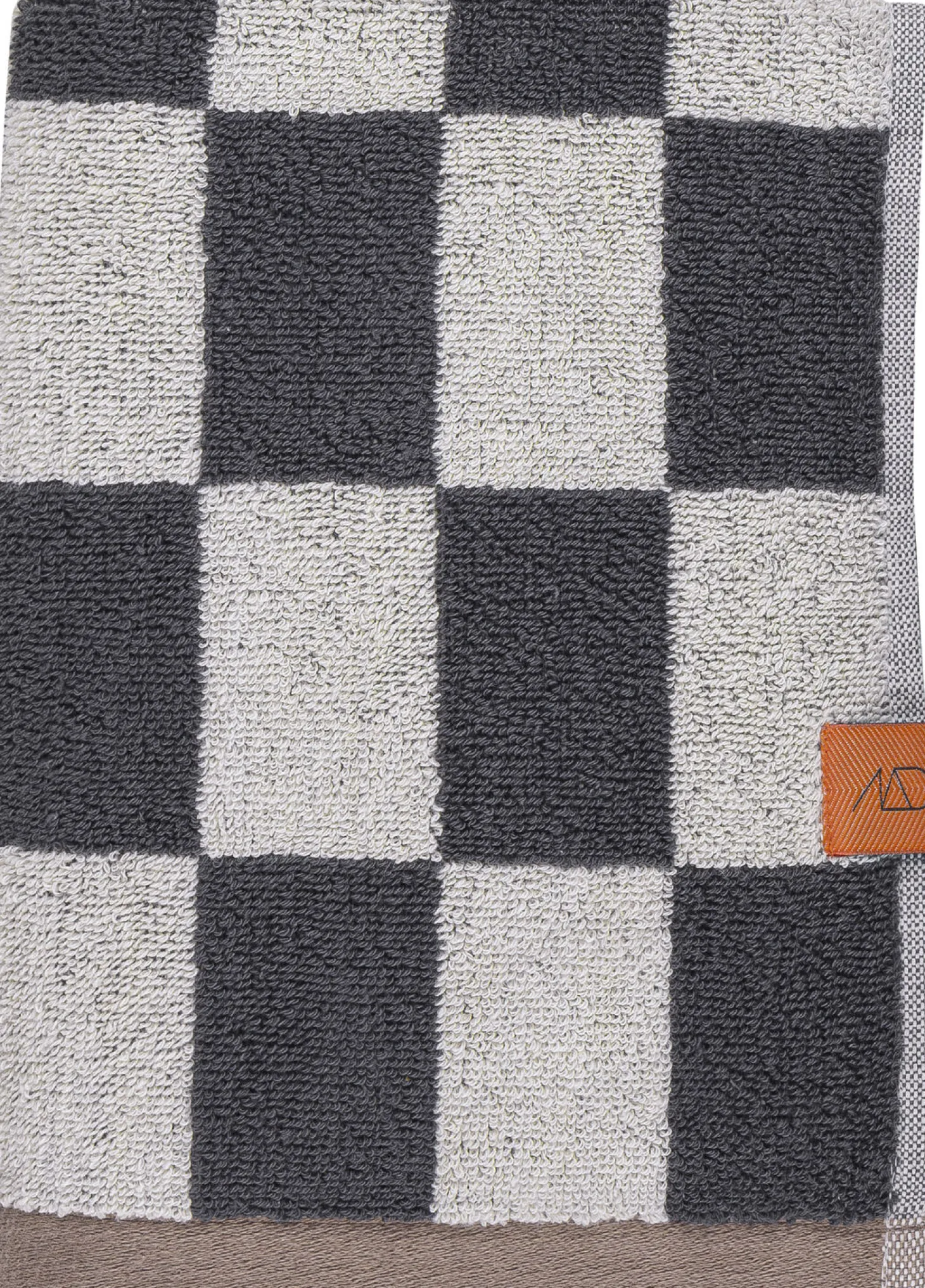 Mette Ditmer - RETRO-håndklæde - Dark grey - W40 x L55 cm