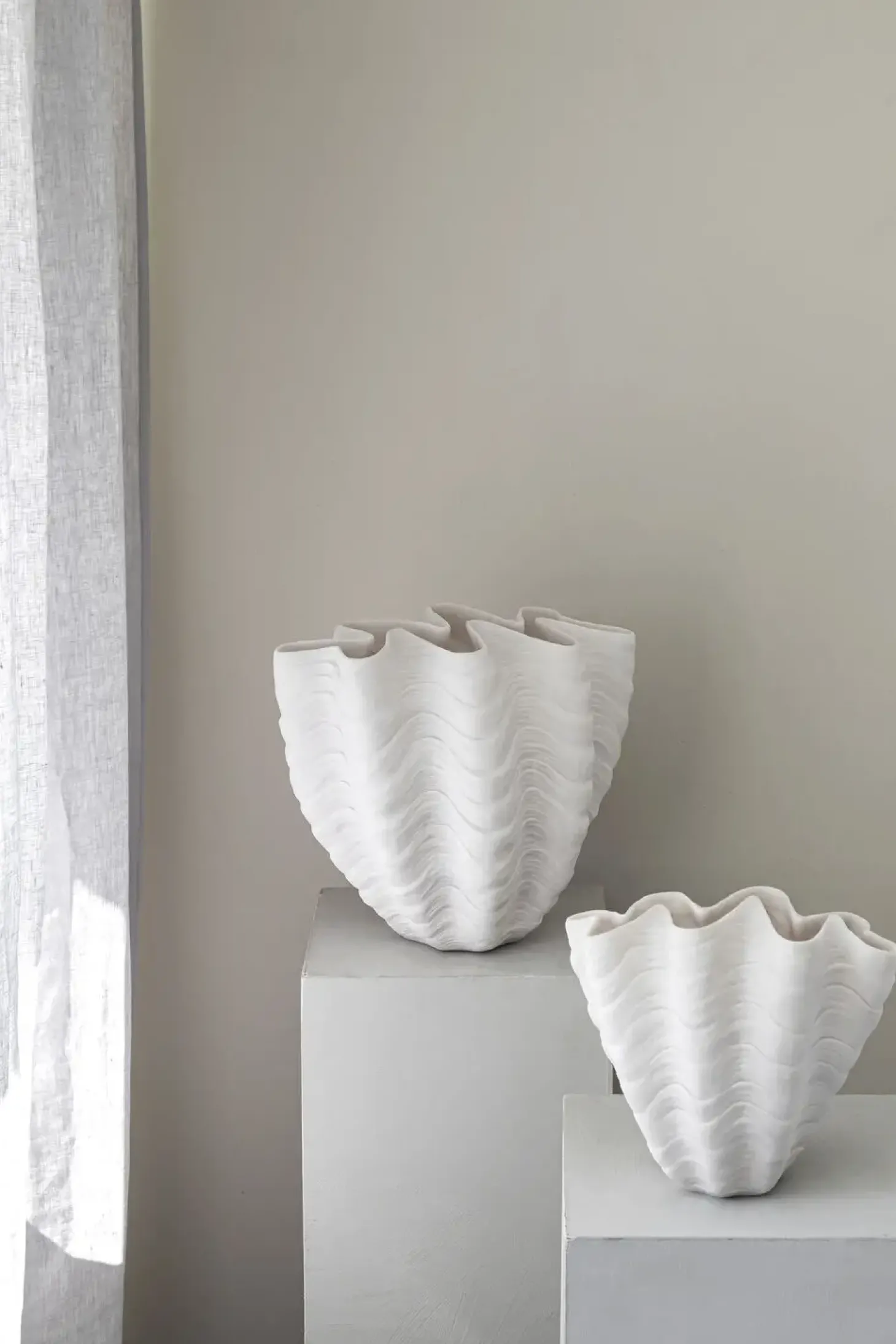 Mette Ditmer - SHELL-vase - Small - Off-white