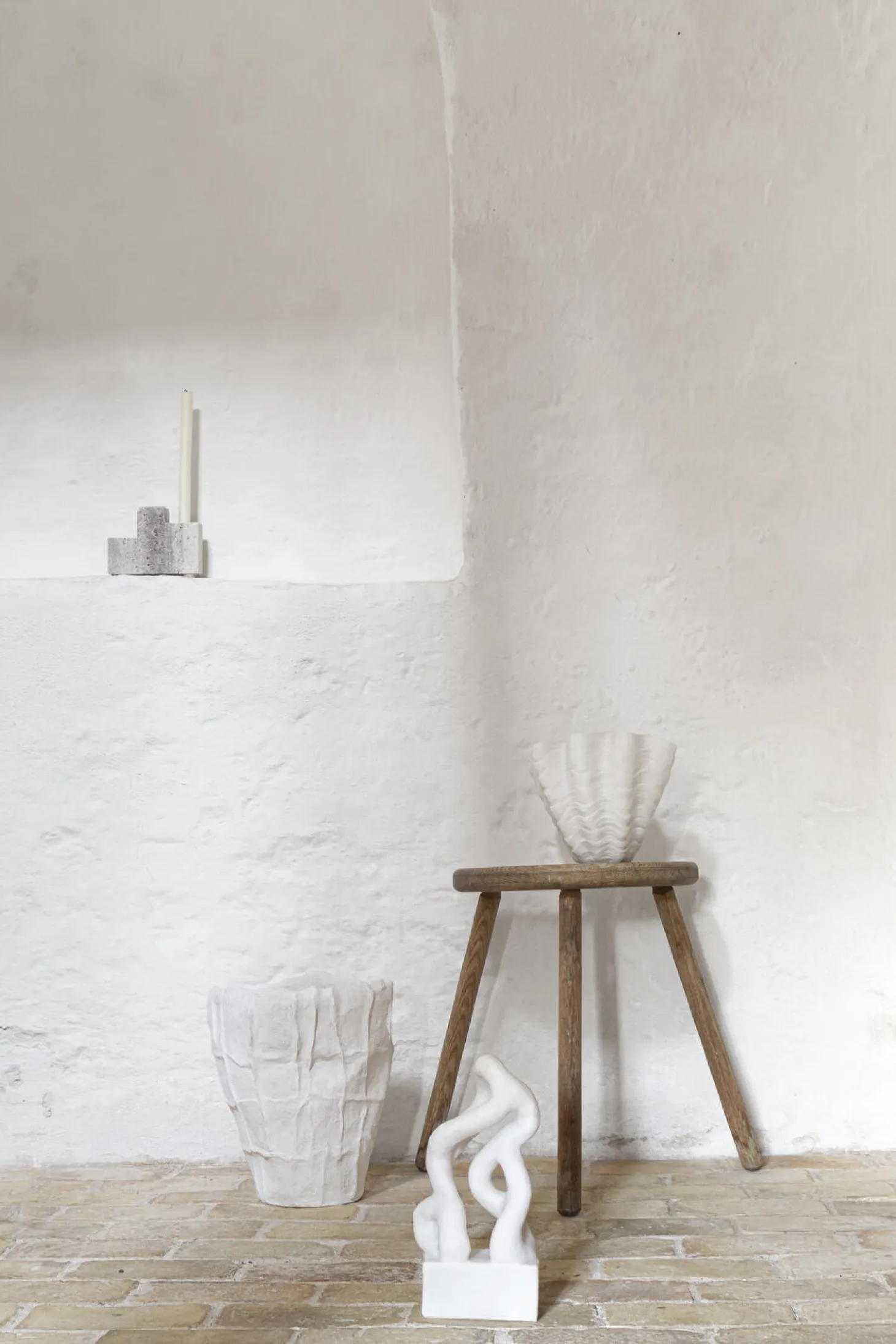 Mette Ditmer - SHELL-vase - Small - Off-white