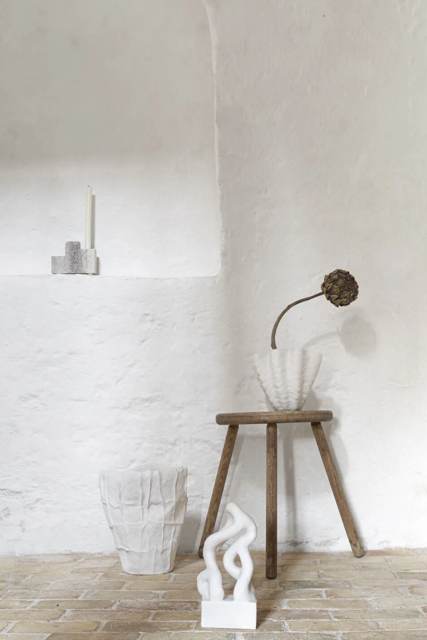 Mette Ditmer - SHELL-vase - Small - Off-white