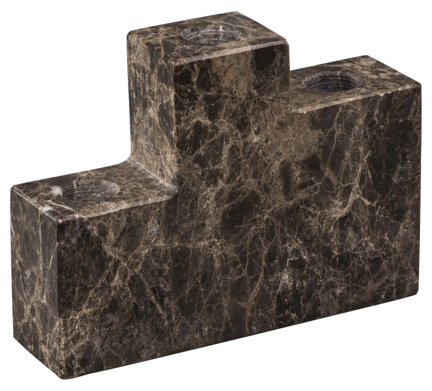 Mette Ditmer - STEP trio-lysestage - Brown