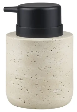 Mette Ditmer - TRAVERTINE dispenser, low - Linen