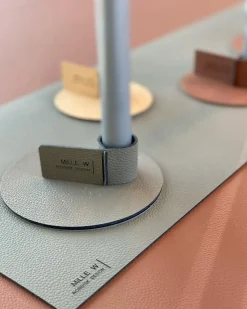 MiLLE W NORDISK DESIGN - Bordløber - Beige læder