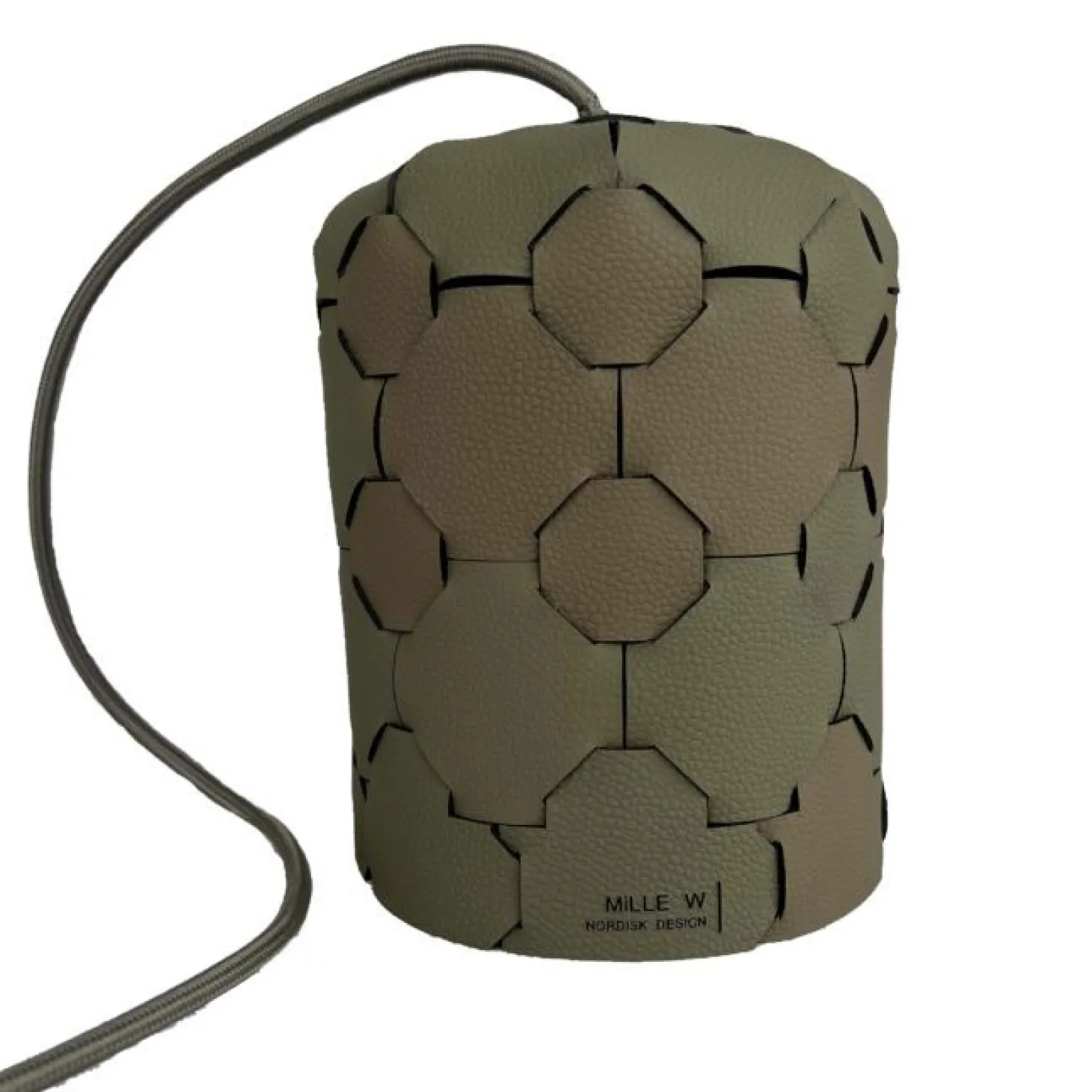 MiLLE W NORDISK DESIGN - Polar Lights - Pendel - Grå læder - Medium