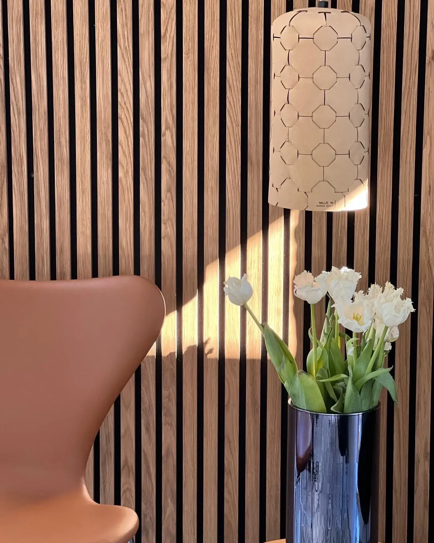 MiLLE W NORDISK DESIGN - Polar Lights - Pendel - Cognac læder - Small