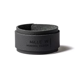 MiLLE W NORDISK DESIGN - Servietholder - Sort læder