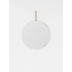 MOEBE - Wall Mirror Ø30 - Brass