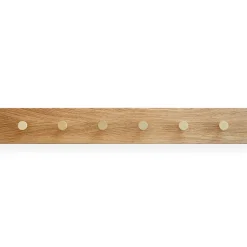 Moudhome - Ege Knagerække med Messing Knager - 70 cm