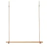 Moudhome - OAK Bøjlestang Med Læder - 100 cm